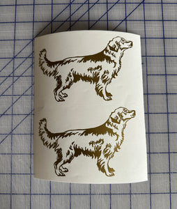 Golden Retriever Dog decal