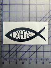 Load image into Gallery viewer, Christian faith fish decal