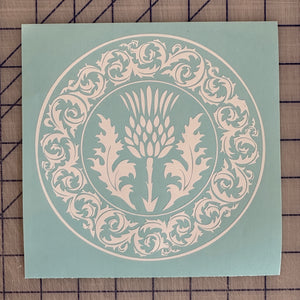 Celtic Thistle Scotland Heritage vinyl decal sticker