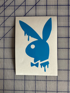 Drippy Playboy Bunny decal sticker