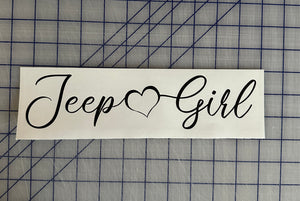 Jeep Girl vinyl decal