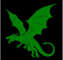 Load image into Gallery viewer, Flying Green Dragon Vinyl Decal