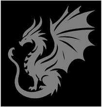 Load image into Gallery viewer, Gray Dragon Vinyl Decal