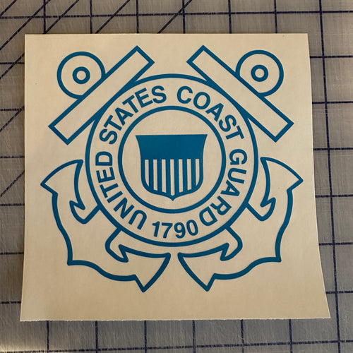 US Coast Guard car decal