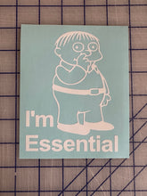 Load image into Gallery viewer, I&#39;m Essential Decal Custom Vinyl car truck window Ralph Wiggum sticker