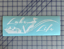 Load image into Gallery viewer, Lake Life water skier decal