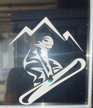 Load image into Gallery viewer, Snowboarder Decal Custom Vinyl Car Truck Window Laptop Snowboard Sticker