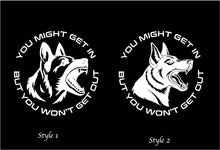 Load image into Gallery viewer, German Shepherd Vinyl Car decal
