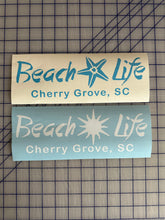 Load image into Gallery viewer, beach life decal