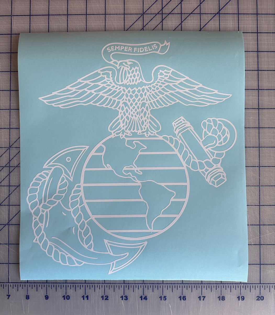 USMC EGA decal USMC car decal Marine decal Custom Vinyl Decal Diecut ...