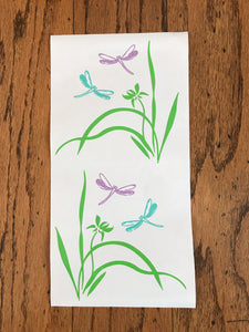 Dragonfly Lily Decals