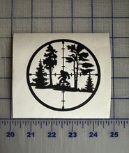 Load image into Gallery viewer, Big Foot Sasquatch target car truck vinyl decal sticker