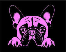 Load image into Gallery viewer, French Bulldog car decal