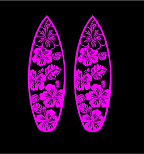 Surfboard decals