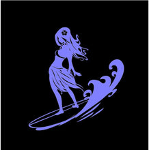 Load image into Gallery viewer, Hawaiin Girl Hula  Surfer Decal
