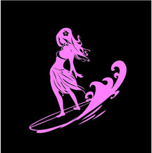 Load image into Gallery viewer, Hawaiin Surfer girl decal