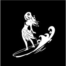 Load image into Gallery viewer, Hawaiin Surfer Girl car decal sticker