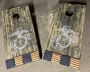 USMC EGA Corn hole decals