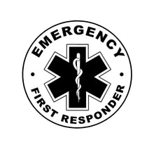Load image into Gallery viewer, Emergency First Responder Car Window Decal