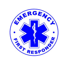 Load image into Gallery viewer, First Responder Emergency Decal