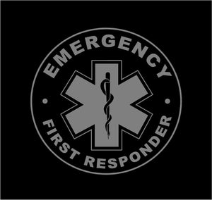 First Responder Emergency Star of Life Decal
