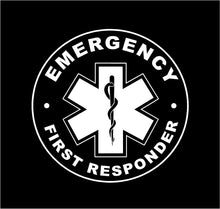 Load image into Gallery viewer, First Responder car decal