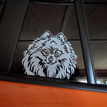 Load image into Gallery viewer, Pomeranian Dog Decal Custom Vinyl Car Truck Window Sticker Personalize