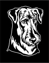 Load image into Gallery viewer, airdale dog decal airdale dog breed car truck window sticker