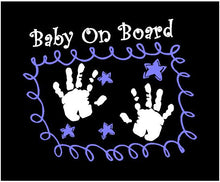 Load image into Gallery viewer, baby on board decal car truck window sticker
