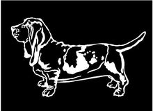 Load image into Gallery viewer, basset hound decal car truck window dog sticker