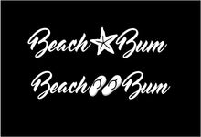 Load image into Gallery viewer, beach bum car window decal