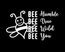 Load image into Gallery viewer, inspirational bee car decal
