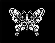 Load image into Gallery viewer, intricate butterfly decal car truck window sticker