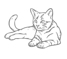 Load image into Gallery viewer, cat window decal