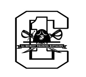 charlie company first recruit training battalion decal