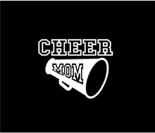 Load image into Gallery viewer, cheer mom decal car truck window bullhorn sticker