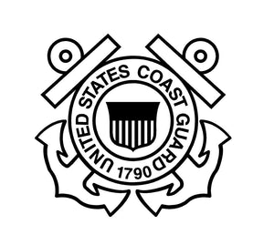 coast guard car decal