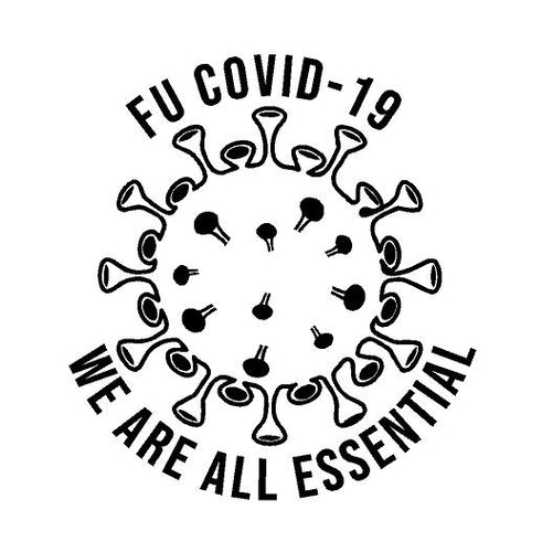 We are all essential covid 19 decal