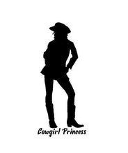 Load image into Gallery viewer, cowgirl princess decal