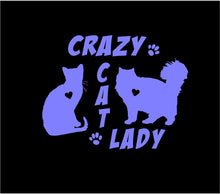 Load image into Gallery viewer, cat lady decal