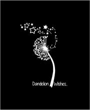 Load image into Gallery viewer, dandelion wishes decal laptop car truck window sticker