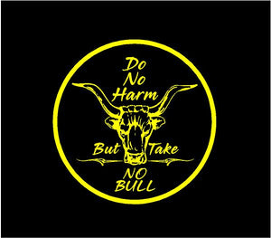 take no bull decal sticker