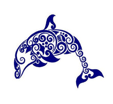 Load image into Gallery viewer, Dolphin Decal Custom Vinyl car truck window Intricate Sticker