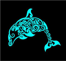 Load image into Gallery viewer, dolphin decal intricate car truck window sea life sticker