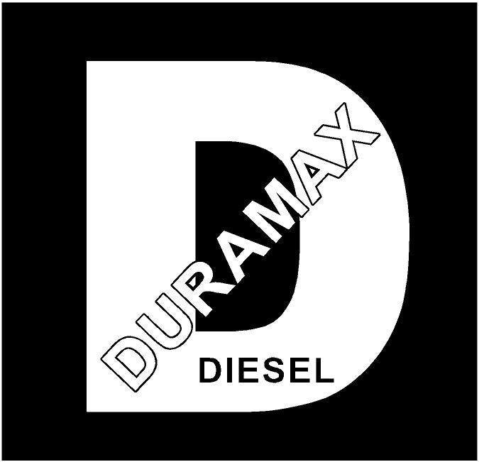 duramax diesel truck decal