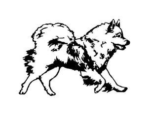 Eurasier dog car decal sticker