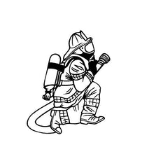 Load image into Gallery viewer, fireman decal 