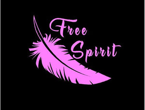 free spirit laptop decal