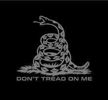 Load image into Gallery viewer, Gadsden Snake Don&#39;t Tread on Me Car sticker