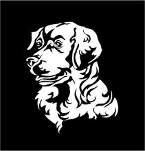 Load image into Gallery viewer, golden retriever decal car truck window customizable dog sticker